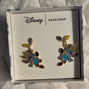 Disney Baublebar Stitch Playful Earrings with Multicolor Accents